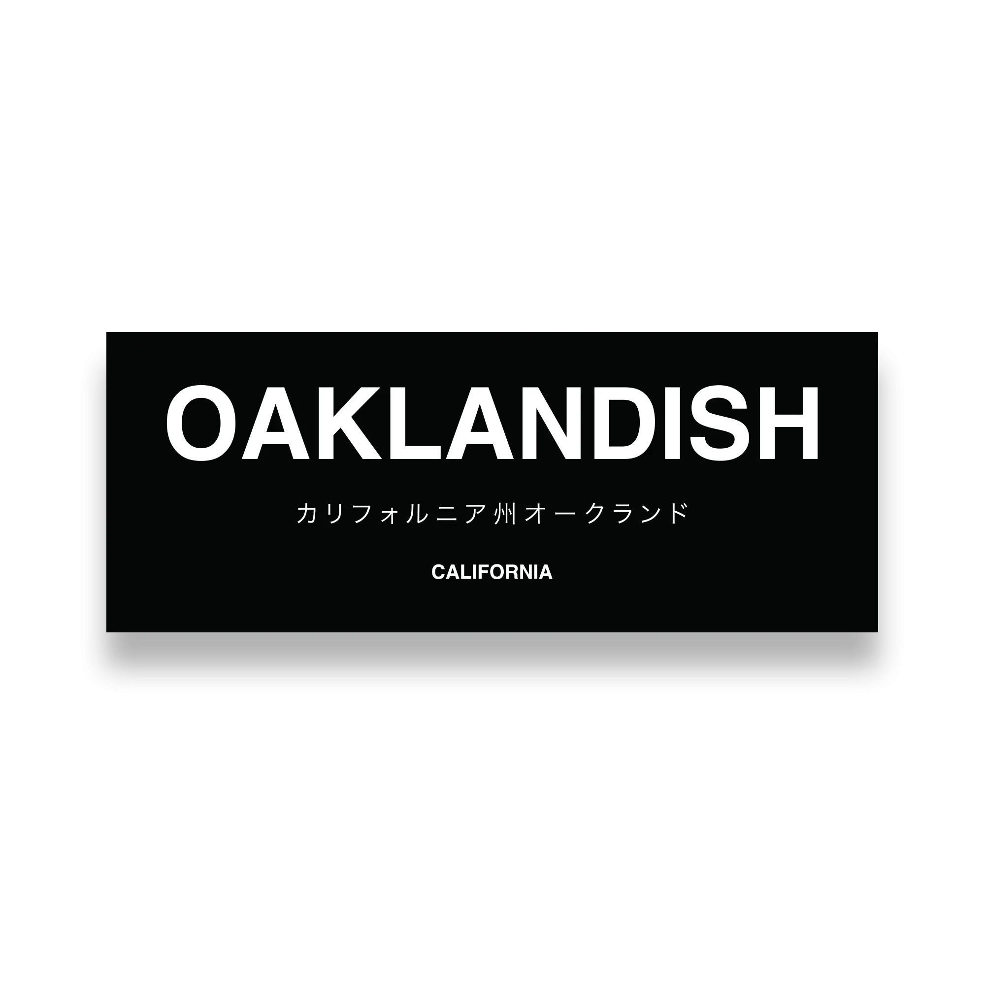 Modern Type Sticker