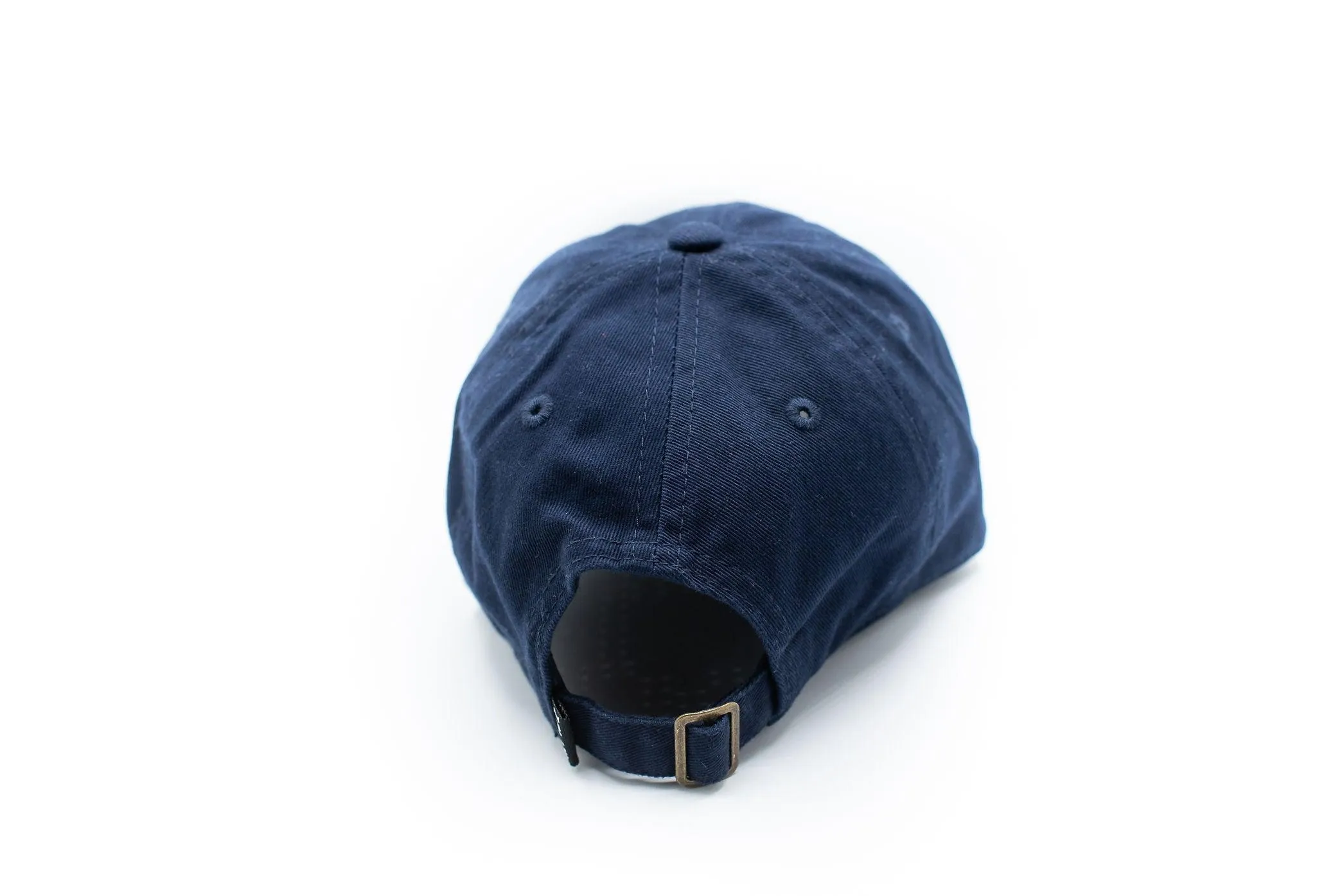 Navy Blue Hat   White Terry Letter