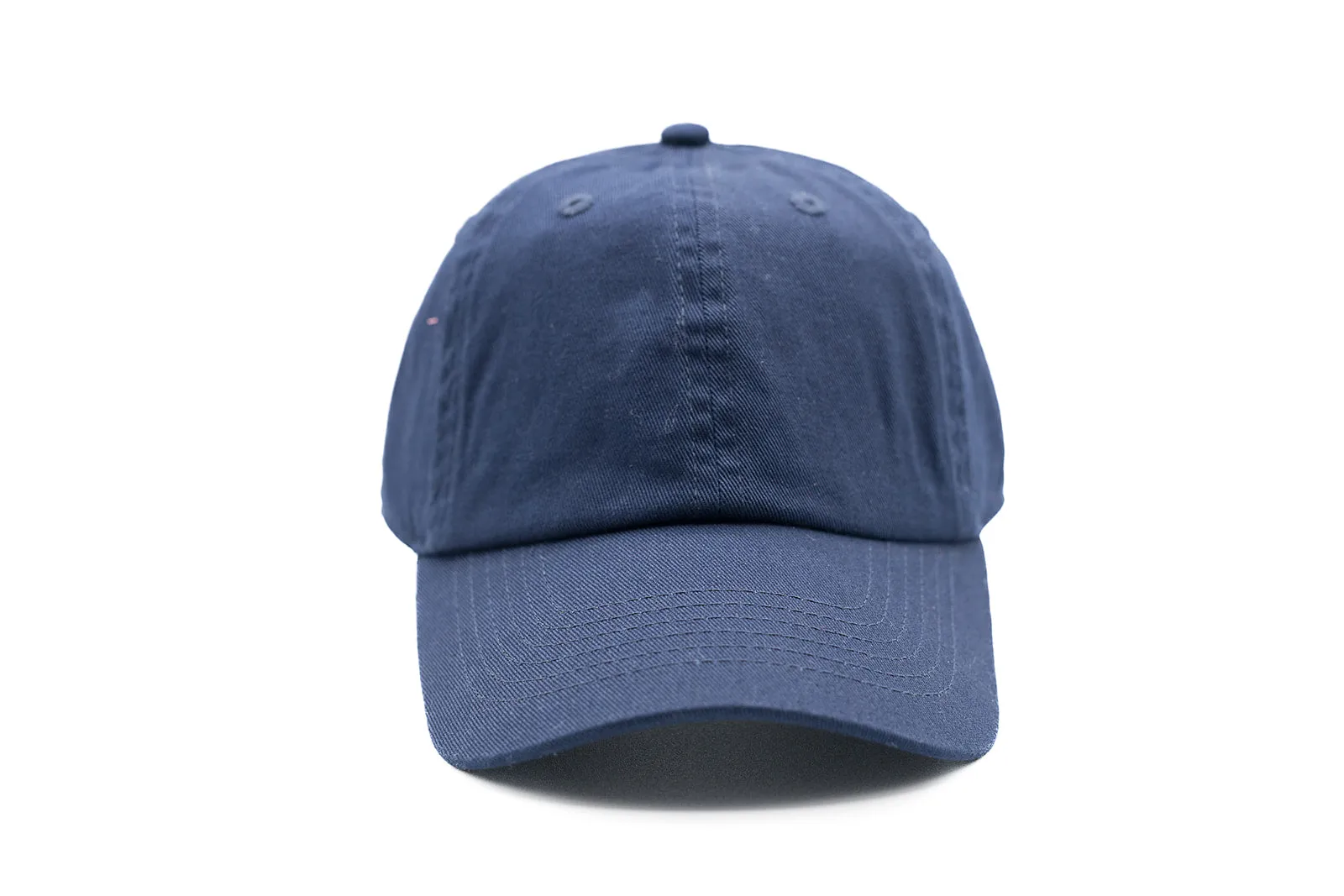 Navy Blue Letter Ponytail Hat
