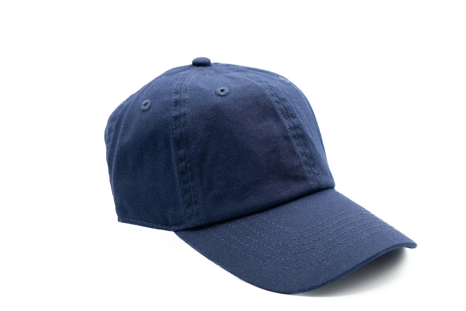 Navy Blue Letter Ponytail Hat