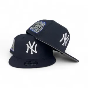 Navy Blue New York Yankees Gray Bottom 2000 World Series Side Patch New Era 9Fifty Snapback