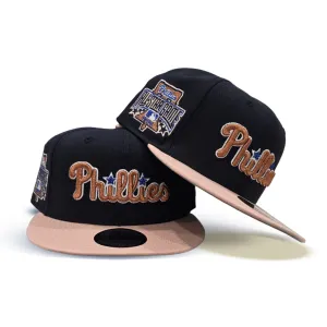 Navy Blue Philadelphia Phillies Blush Visor Gray Bottom 1996 All Star Game Side Patch New Era 9Fifty Snapback