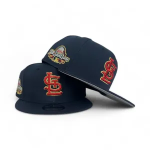 Navy Blue St. Louis Cardinals Gray Bottom 2009 All Star Game Side Patch 9Fifty New Era Snapback