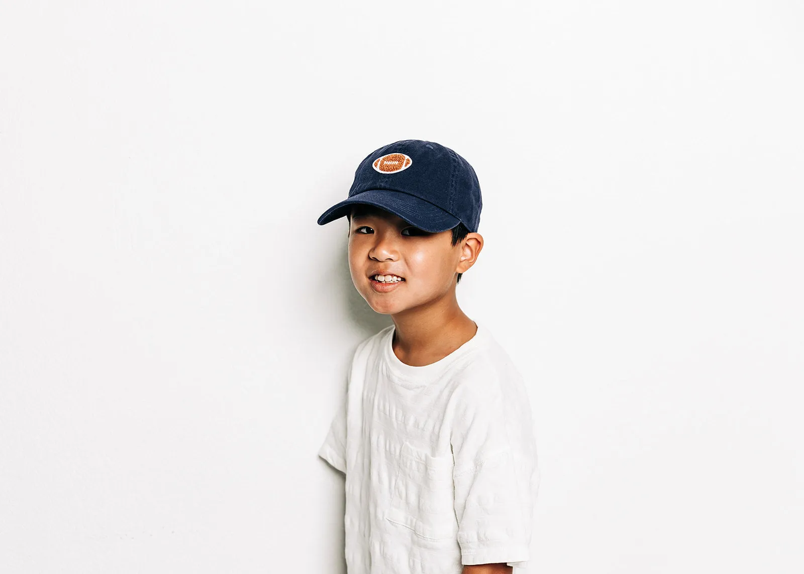 Navy Hat   Terry Football
