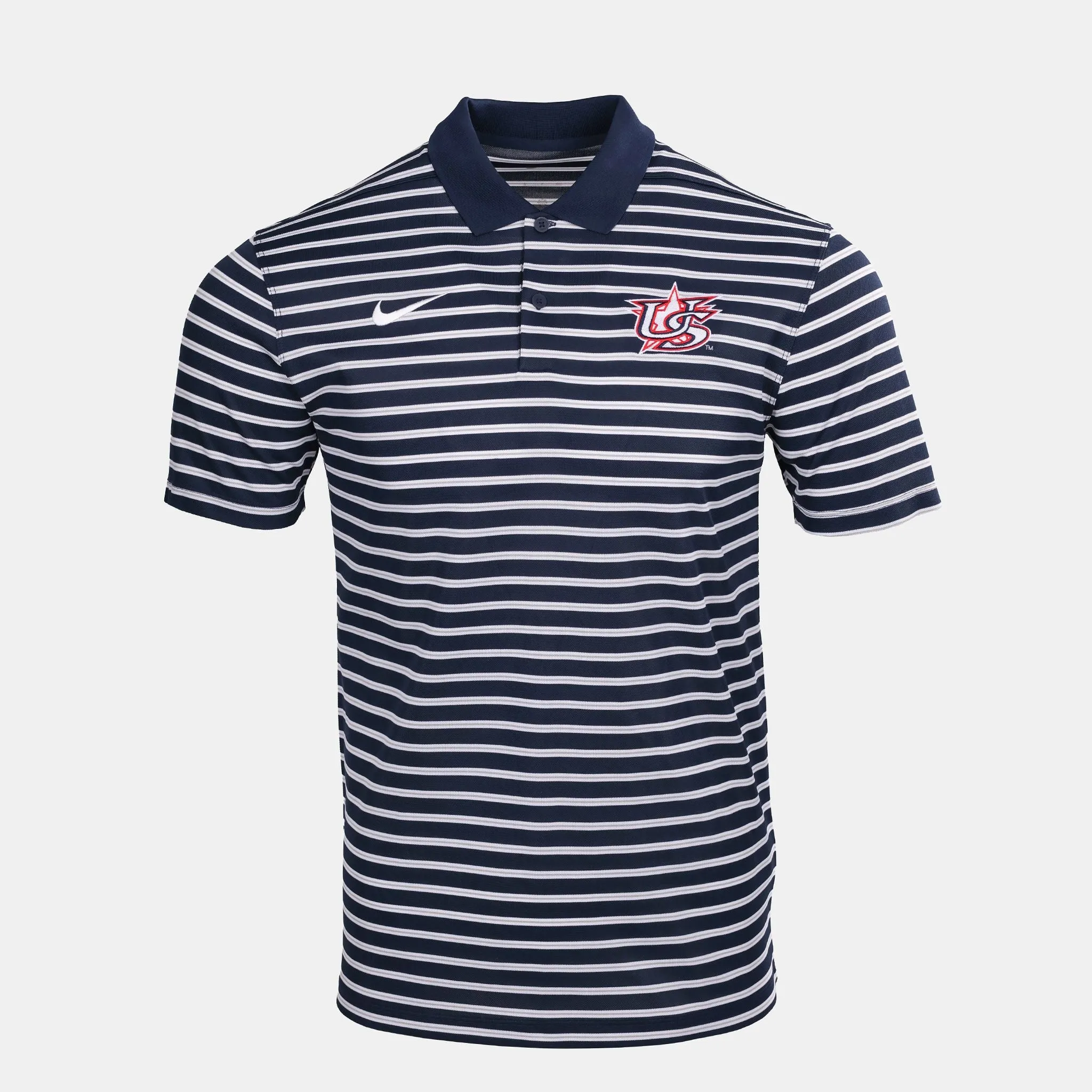 Navy Victory Stripe Polo