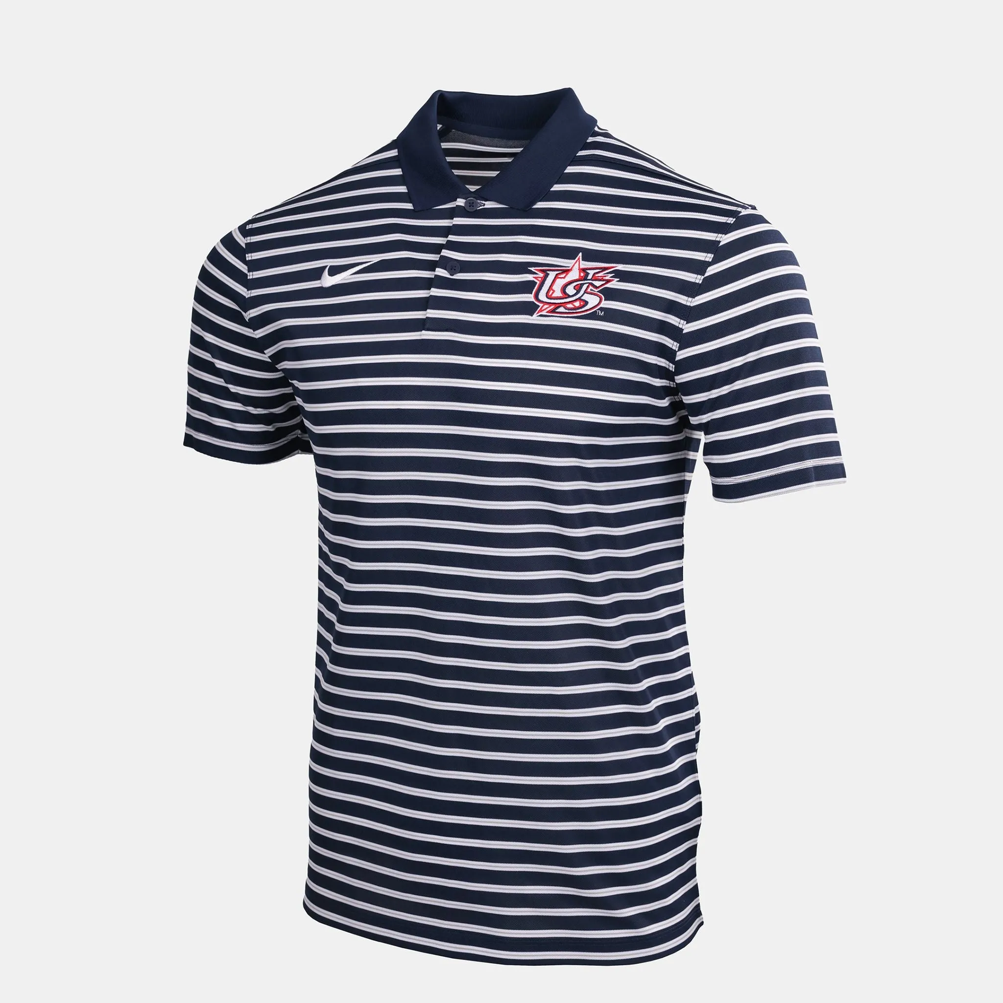 Navy Victory Stripe Polo