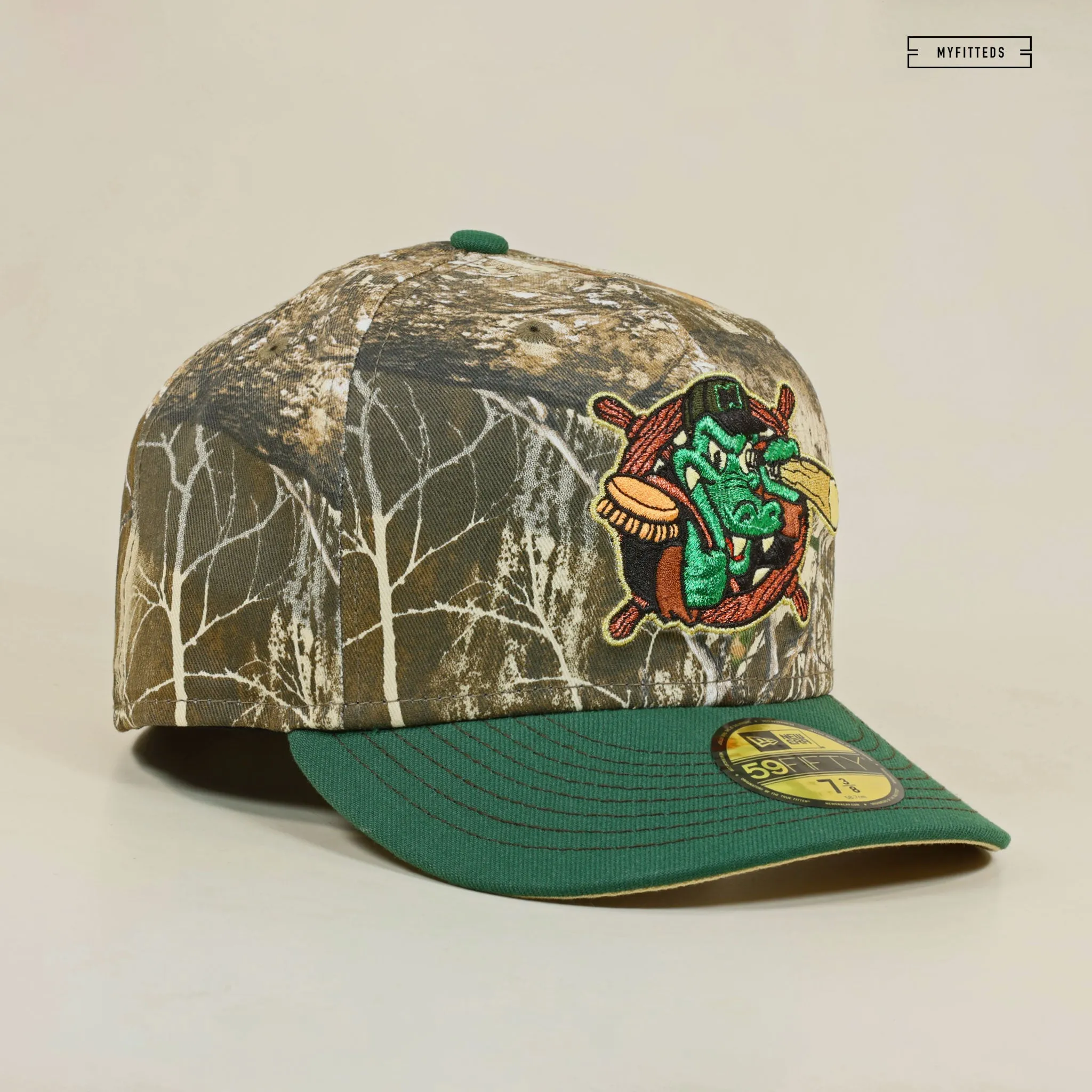 NORWICH NAVIGATORS REALTREE? EDGE THE SWAMP CROC NEW ERA FITTED CAP
