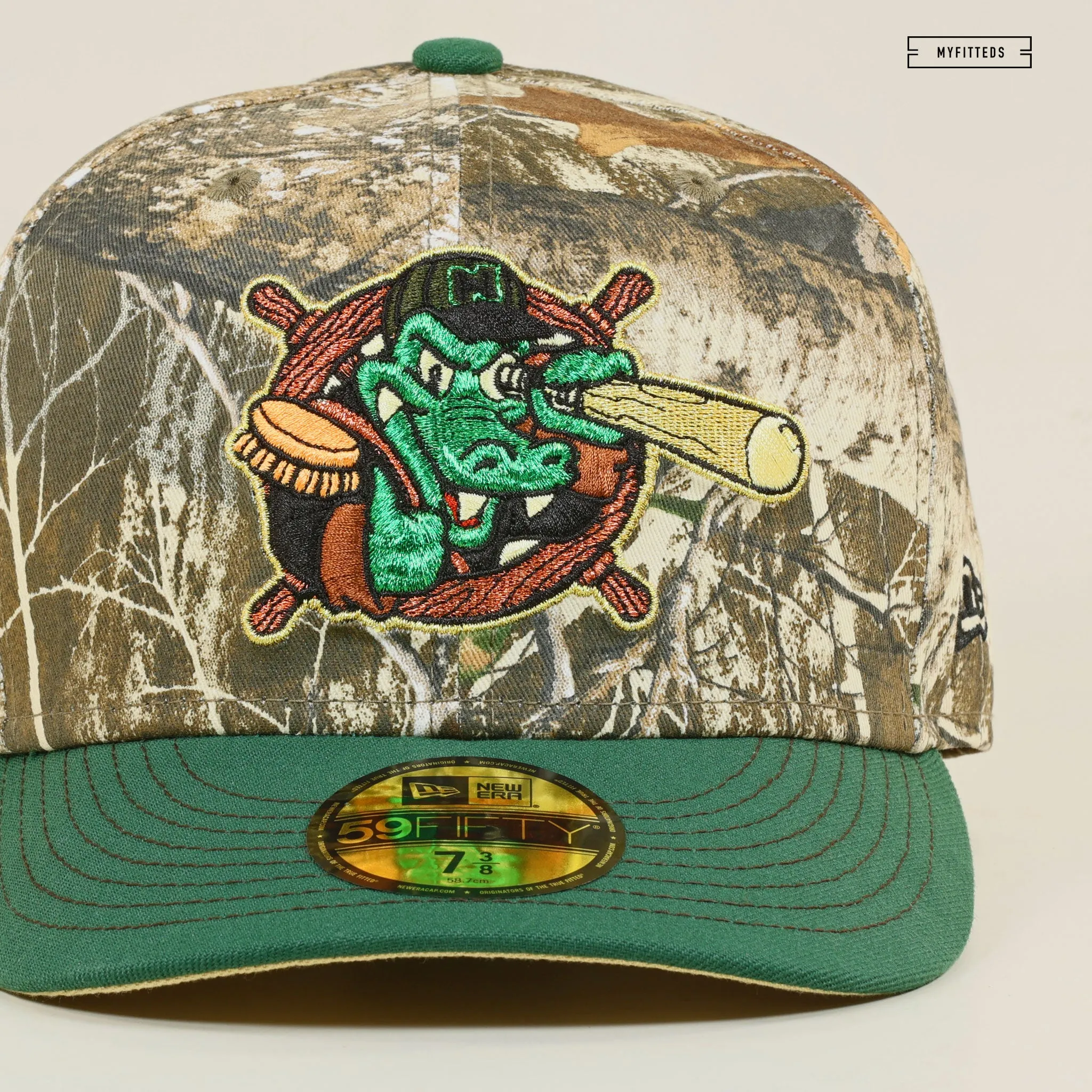 NORWICH NAVIGATORS REALTREE? EDGE THE SWAMP CROC NEW ERA FITTED CAP