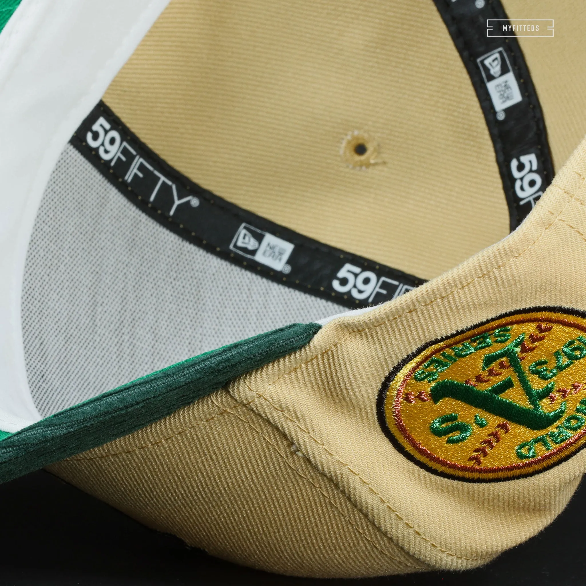 OAKLAND ATHLETICS 1973 WORLD SERIES "CHARLIE-O" NEW ERA FITTED CAP