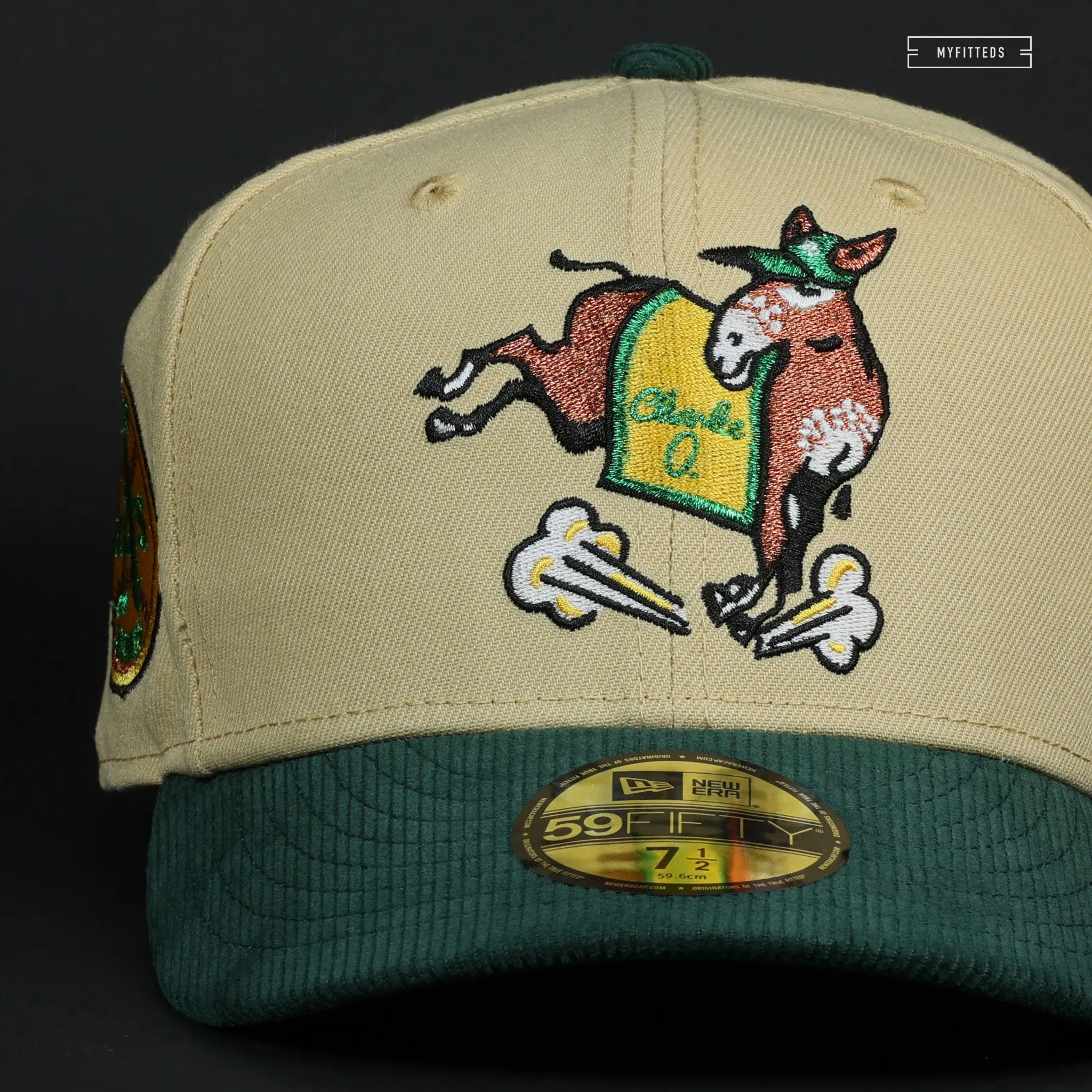 OAKLAND ATHLETICS 1973 WORLD SERIES "CHARLIE-O" NEW ERA FITTED CAP