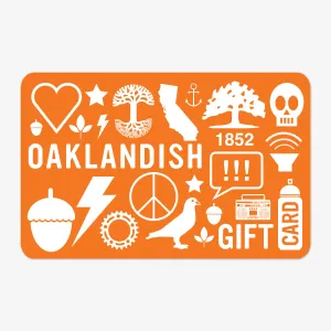 Oaklandish Online Gift Card - 100