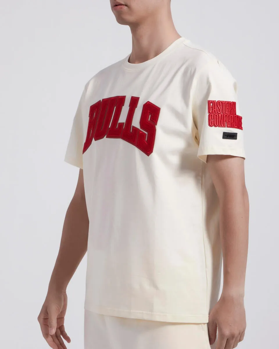 Off White Chicago Bulls Pro Standard Tonal Short Sleeve T-Shirt