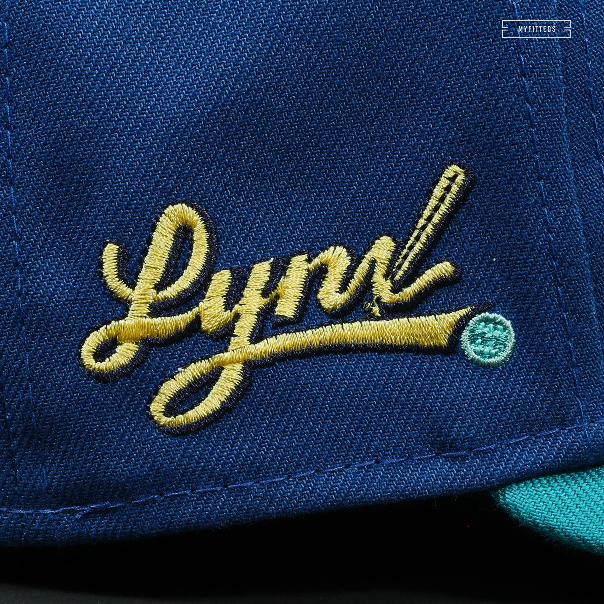 OTTAWA LYNX SEASHORE SLATE CALYPSO GREEN NEW ERA FITTED CAP