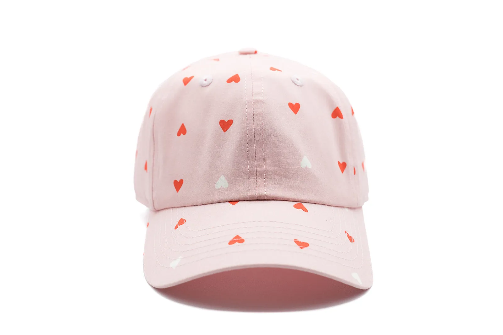 Pink Hearts Letter Baseball Hat