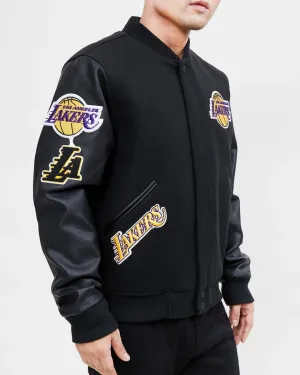 Pro Standard Los Angeles Lakers Wool Varsity Black Heavy Jacket