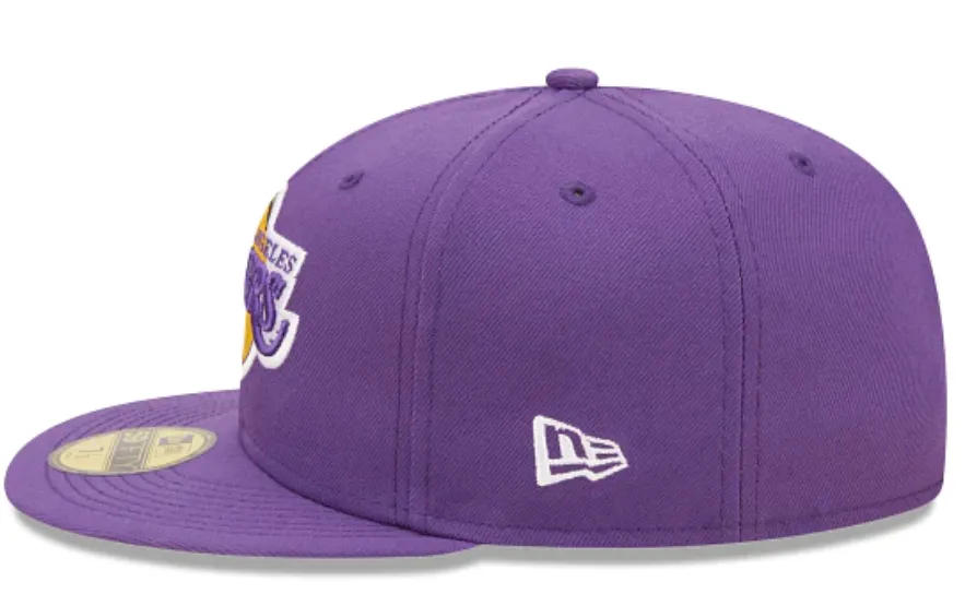 Purple Los Angeles Lakers Cloud Icons New Era 59Fifty Fitted