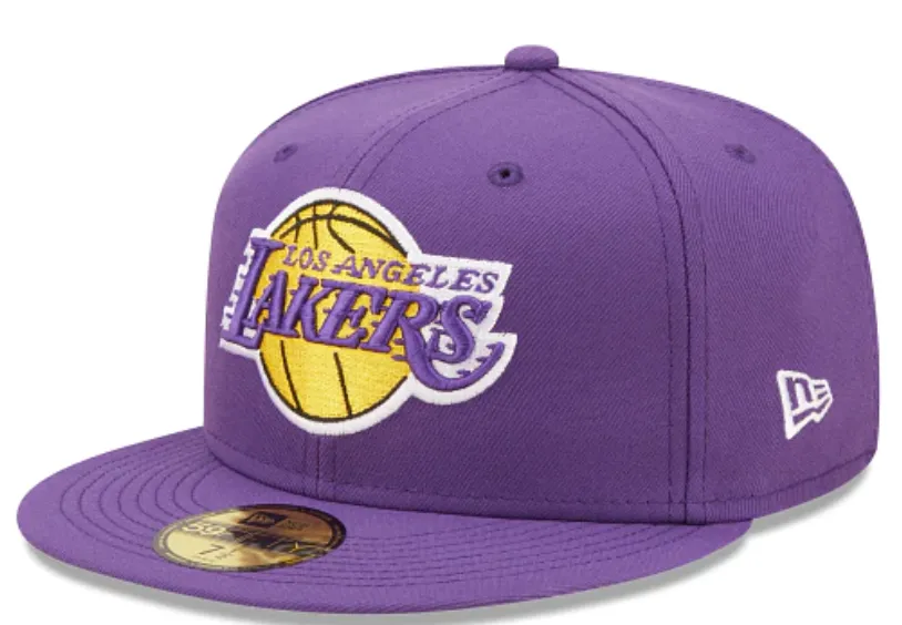 Purple Los Angeles Lakers Cloud Icons New Era 59Fifty Fitted