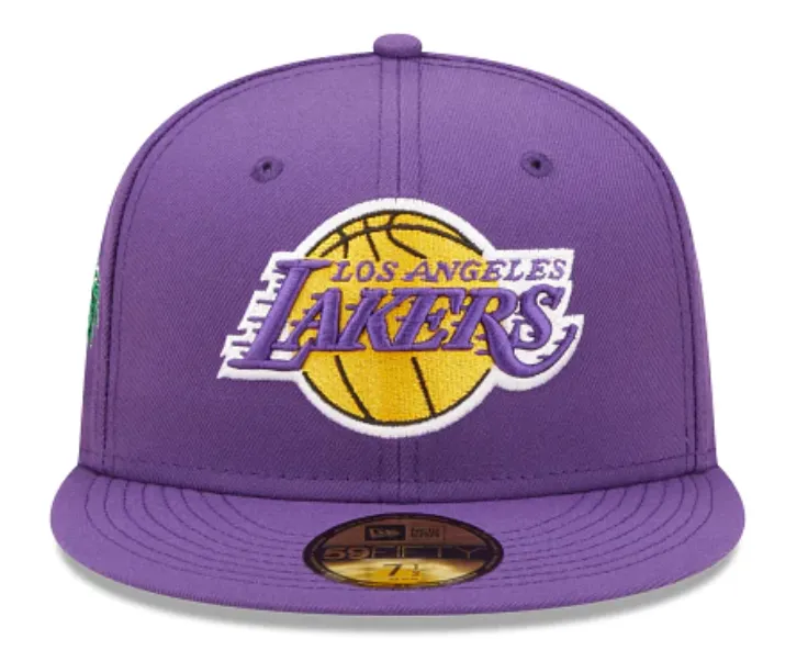 Purple Los Angeles Lakers Cloud Icons New Era 59Fifty Fitted