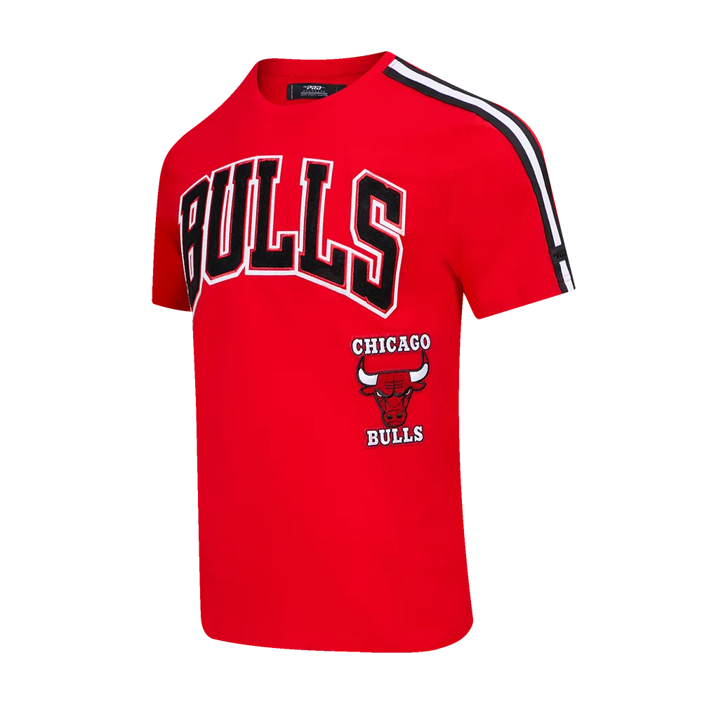 Red Chicago Bulls Retro Classic SJ Striped T-Shirt