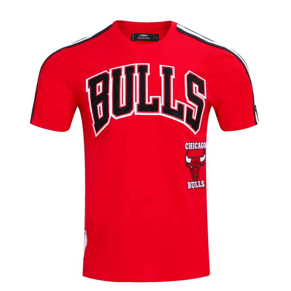 Red Chicago Bulls Retro Classic SJ Striped T-Shirt