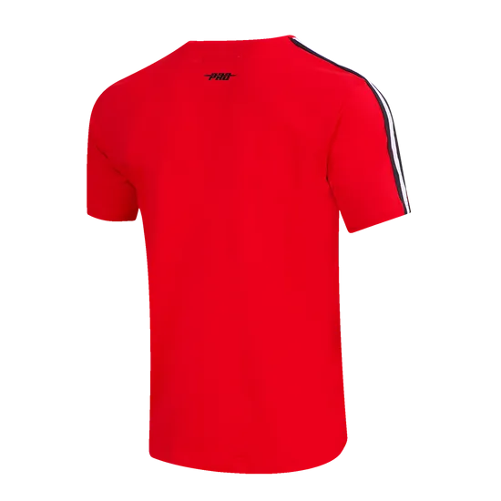 Red Chicago Bulls Retro Classic SJ Striped T-Shirt