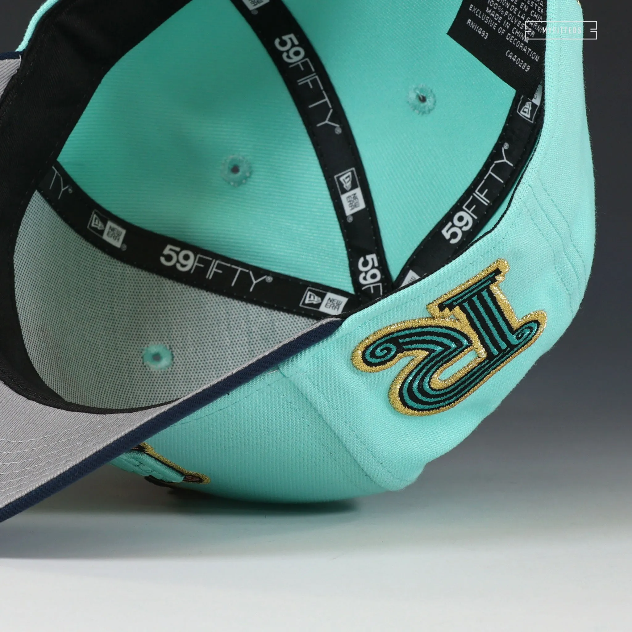 ROME EMPERORS FOREVER REIGN SEAGLASS NIGHTSHADE NEW ERA FITTED CAP