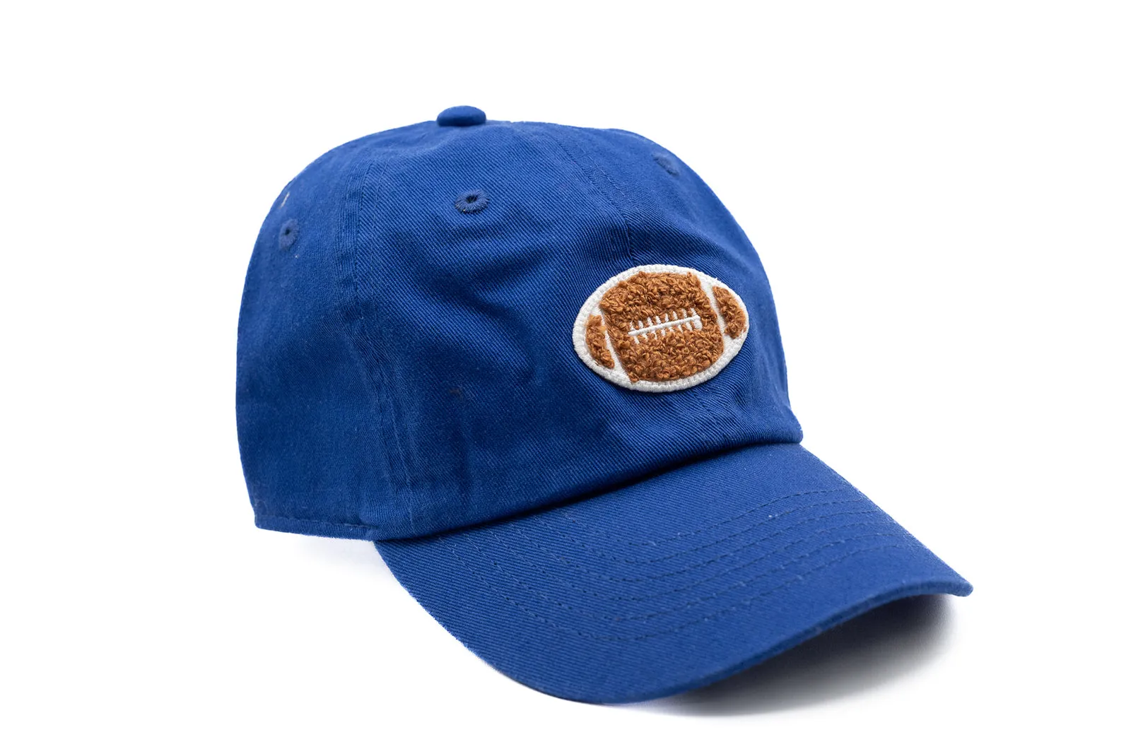 Royal Blue Hat   Terry Football