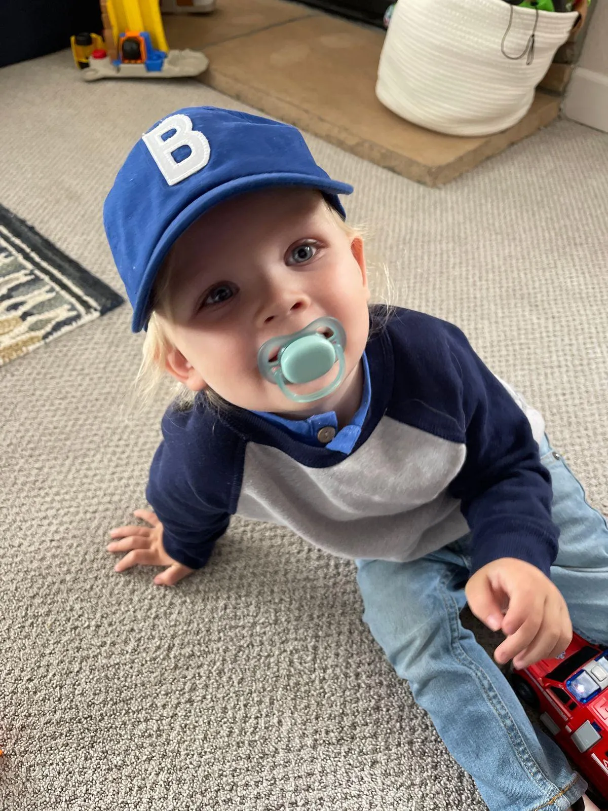 Royal Blue Letter Baseball Hat