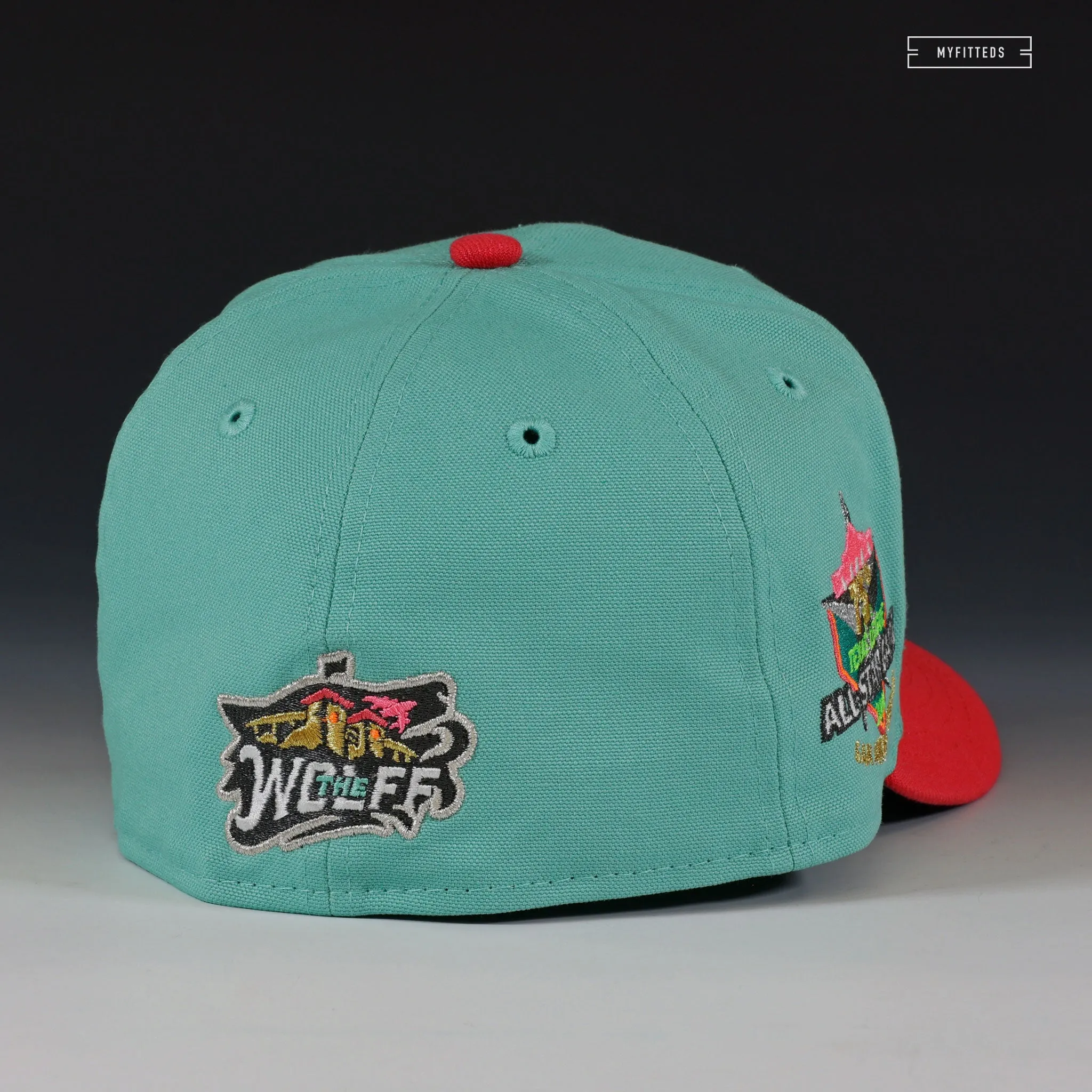 SAN ANTONIO MISSIONS THE WOLFF 75TH TEXAS LEAGUE ASG 1996 SPURS NEW ERA FITTED CAP