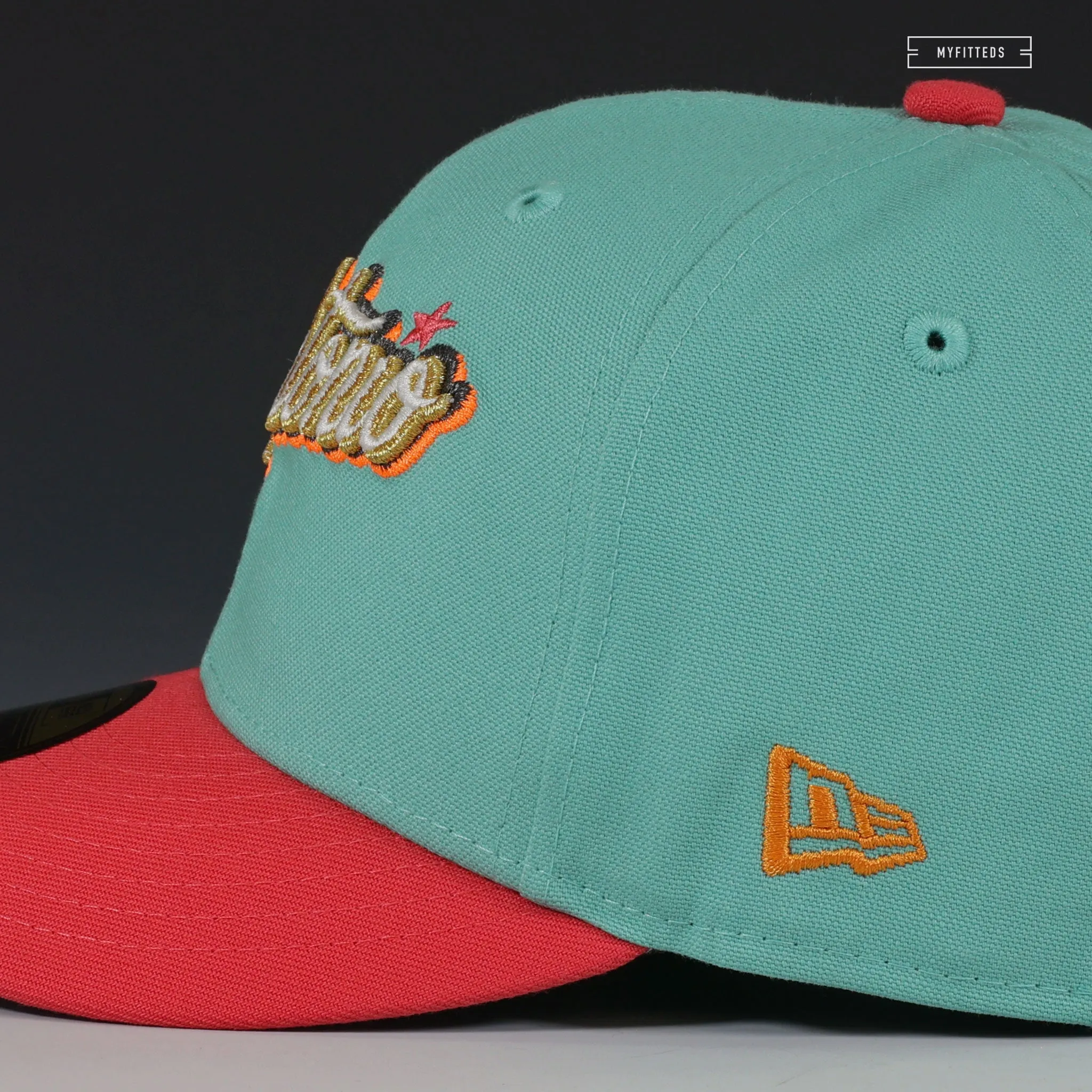 SAN ANTONIO MISSIONS THE WOLFF 75TH TEXAS LEAGUE ASG 1996 SPURS NEW ERA FITTED CAP