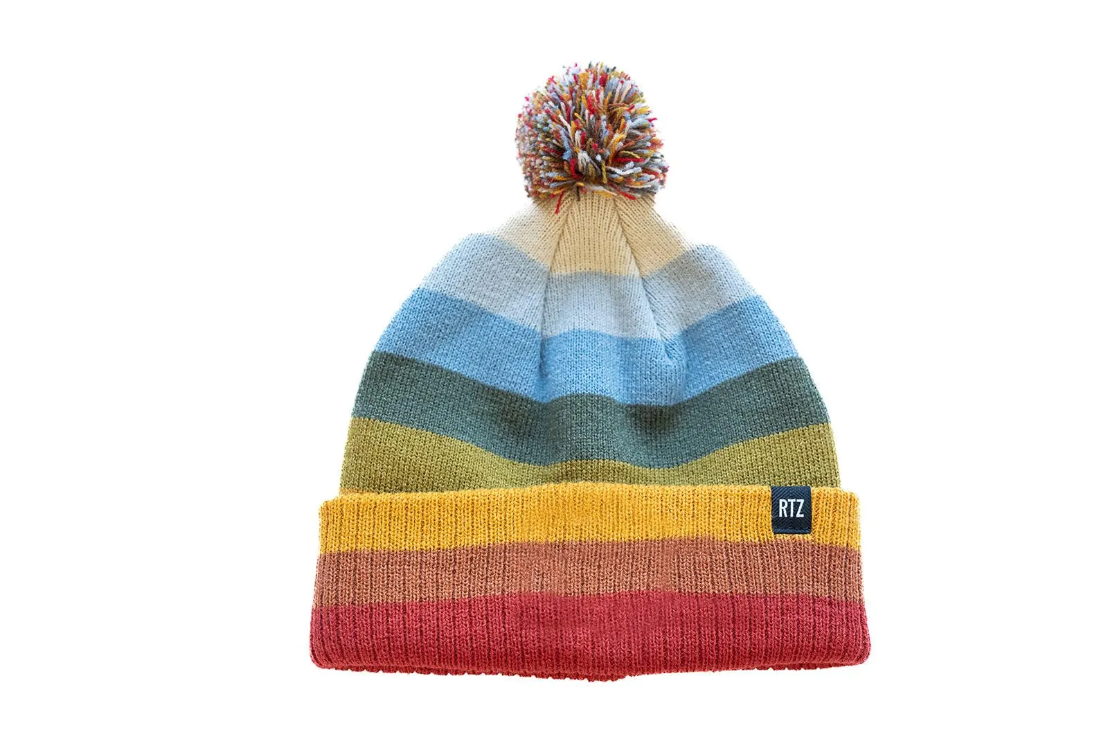 Sedona Stripe Pom Pom Hat