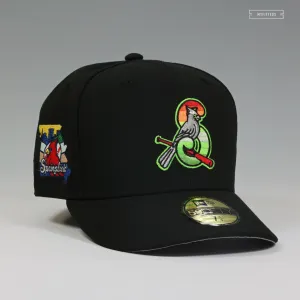 SPRINGFIELD CARDINALS EQ EQUALIZER JET BLACK NEW ERA FITTED CAP