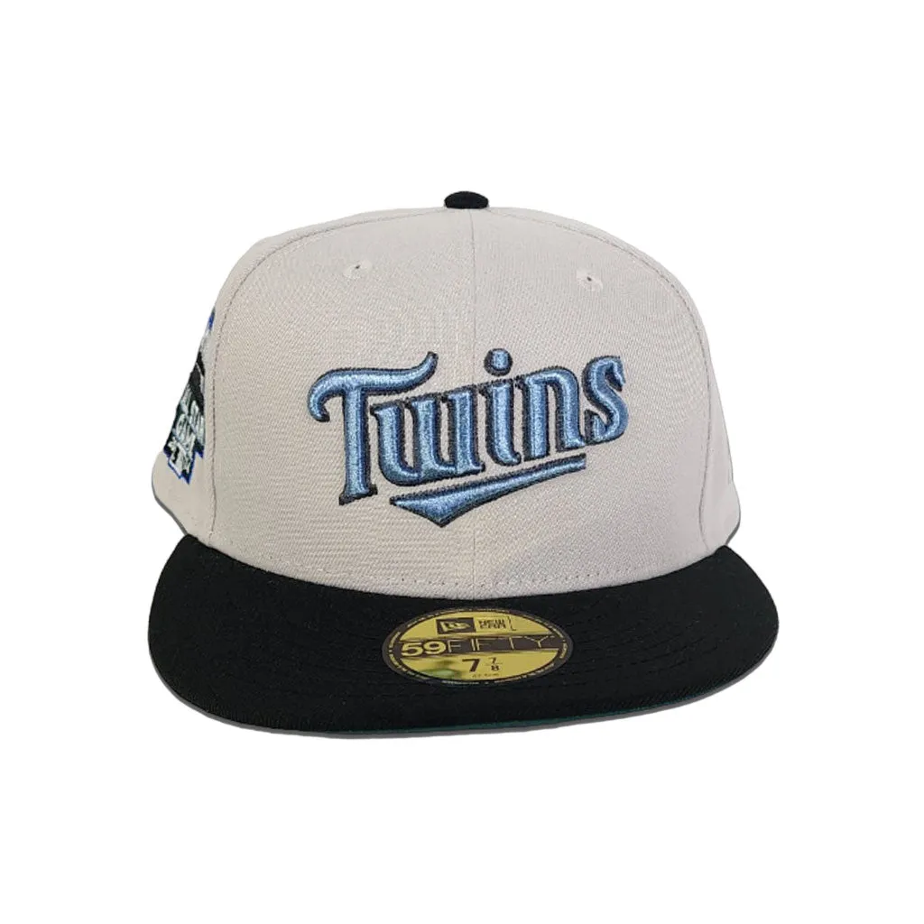Stone Minnesota Twins Black Visor Green Bottom 2014 All Star Game New Era 59Fifty Fitted