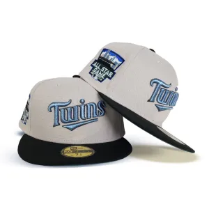 Stone Minnesota Twins Black Visor Green Bottom 2014 All Star Game New Era 59Fifty Fitted