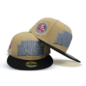 Vegas Gold New York Yankees Bronx Bomers Black Visor Gray Bottom 1949 World Series Side Patch New Era 59Fifty Fitted