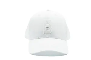 White Letter Snapback Hat