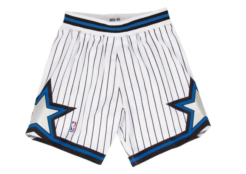 White Orlando Magic Mitchell & Ness NBA Men's Authentic NBA Shorts