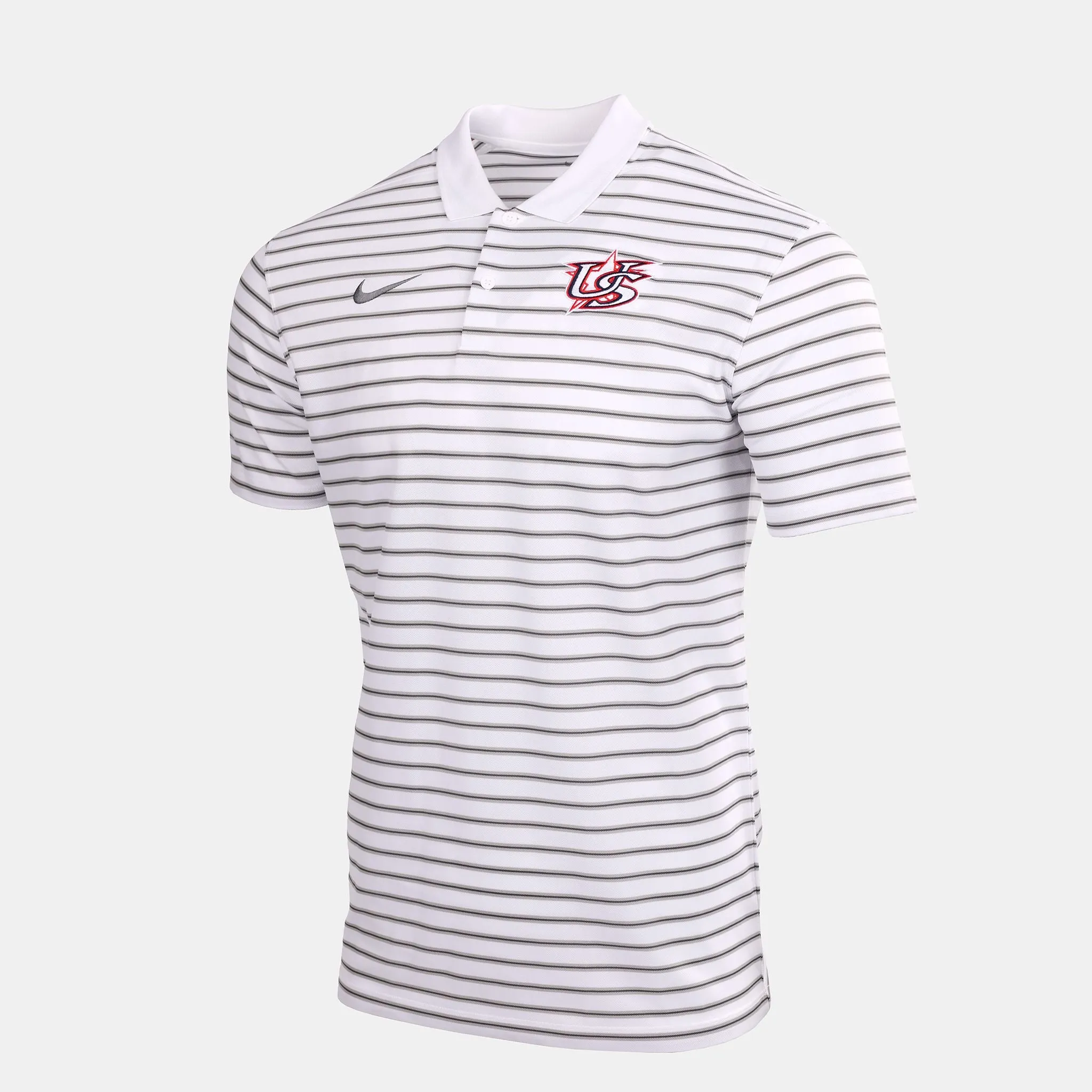 White Victory Stripe Polo
