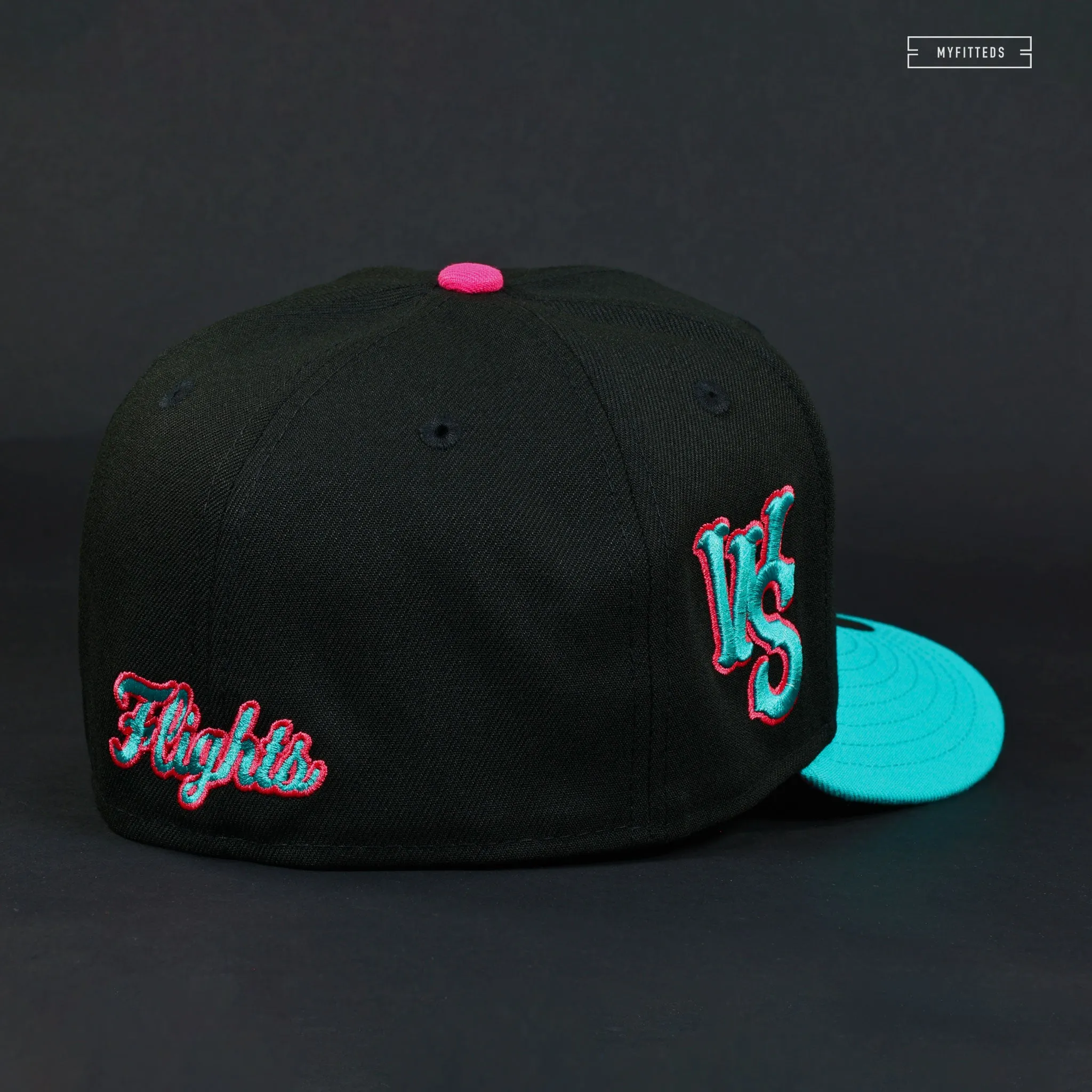 WINSTON SALEM DASH "FLIGHTS" SOUTH BEACH PRE HEAT 8 NEW ERA FITTED CAP