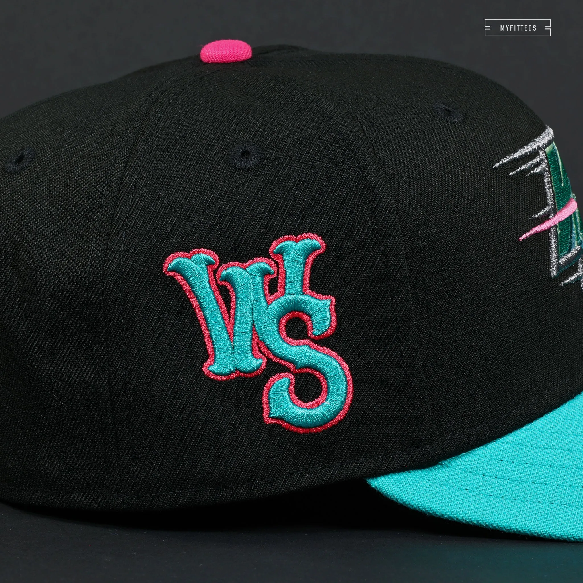 WINSTON SALEM DASH "FLIGHTS" SOUTH BEACH PRE HEAT 8 NEW ERA FITTED CAP