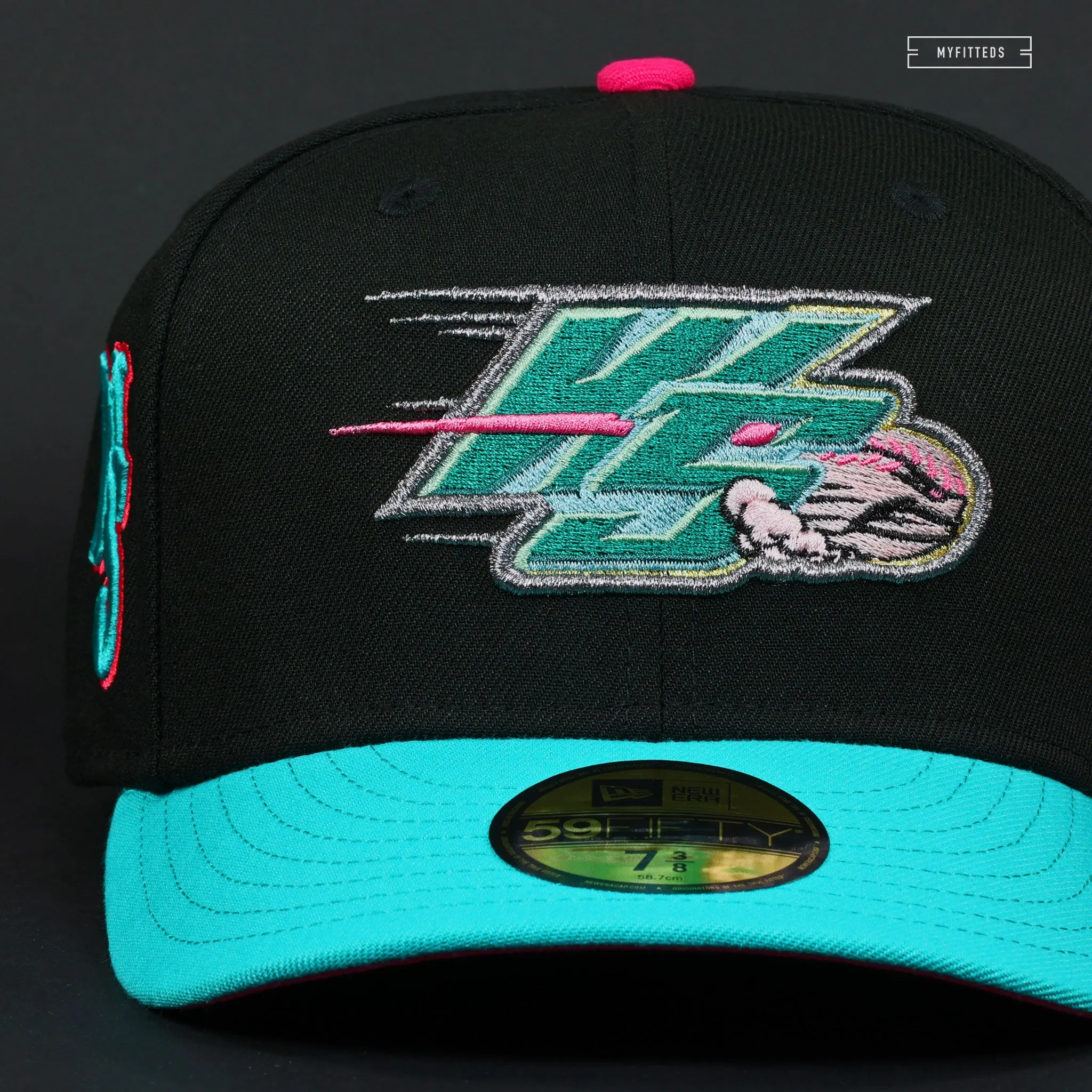WINSTON SALEM DASH "FLIGHTS" SOUTH BEACH PRE HEAT 8 NEW ERA FITTED CAP