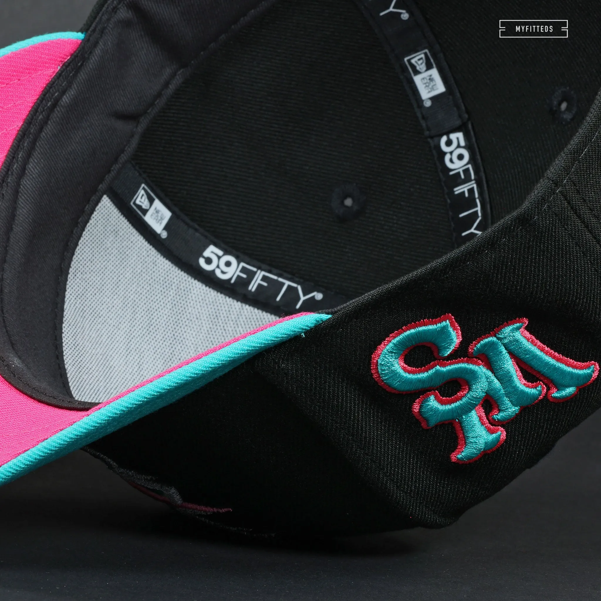 WINSTON SALEM DASH "FLIGHTS" SOUTH BEACH PRE HEAT 8 NEW ERA FITTED CAP