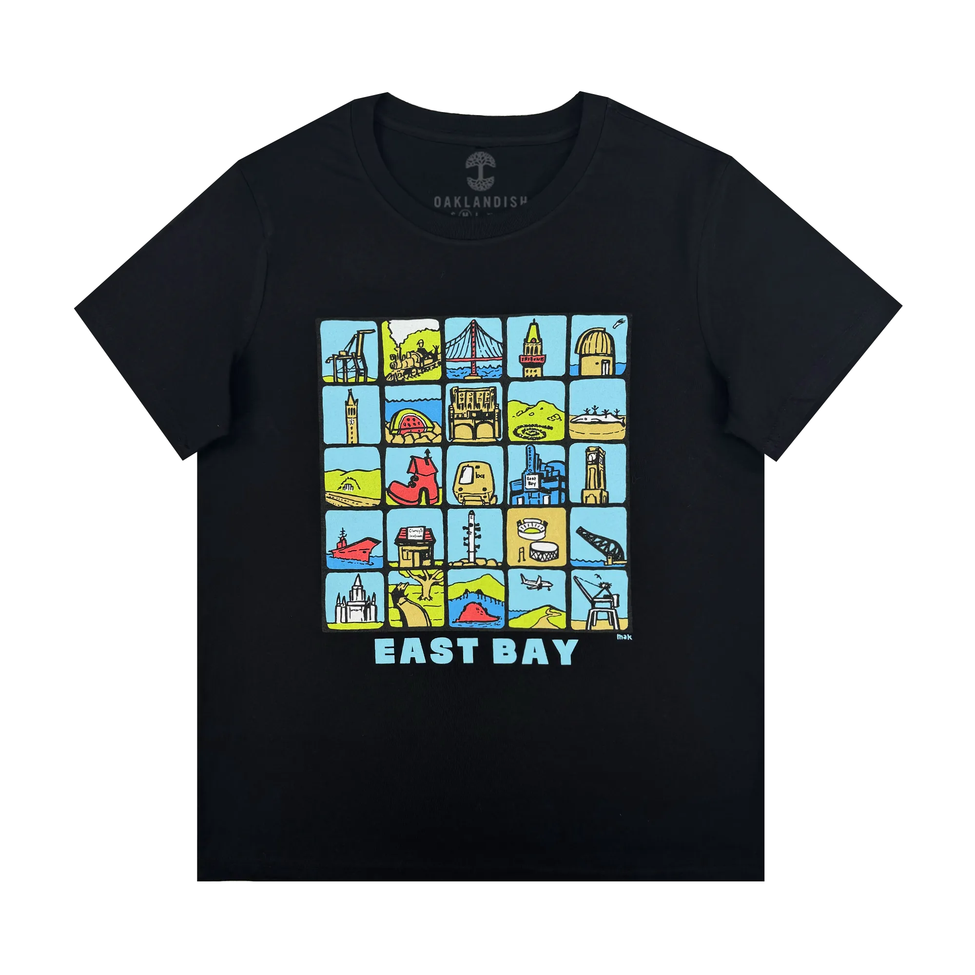 Women's East Bay Landmarks Tee