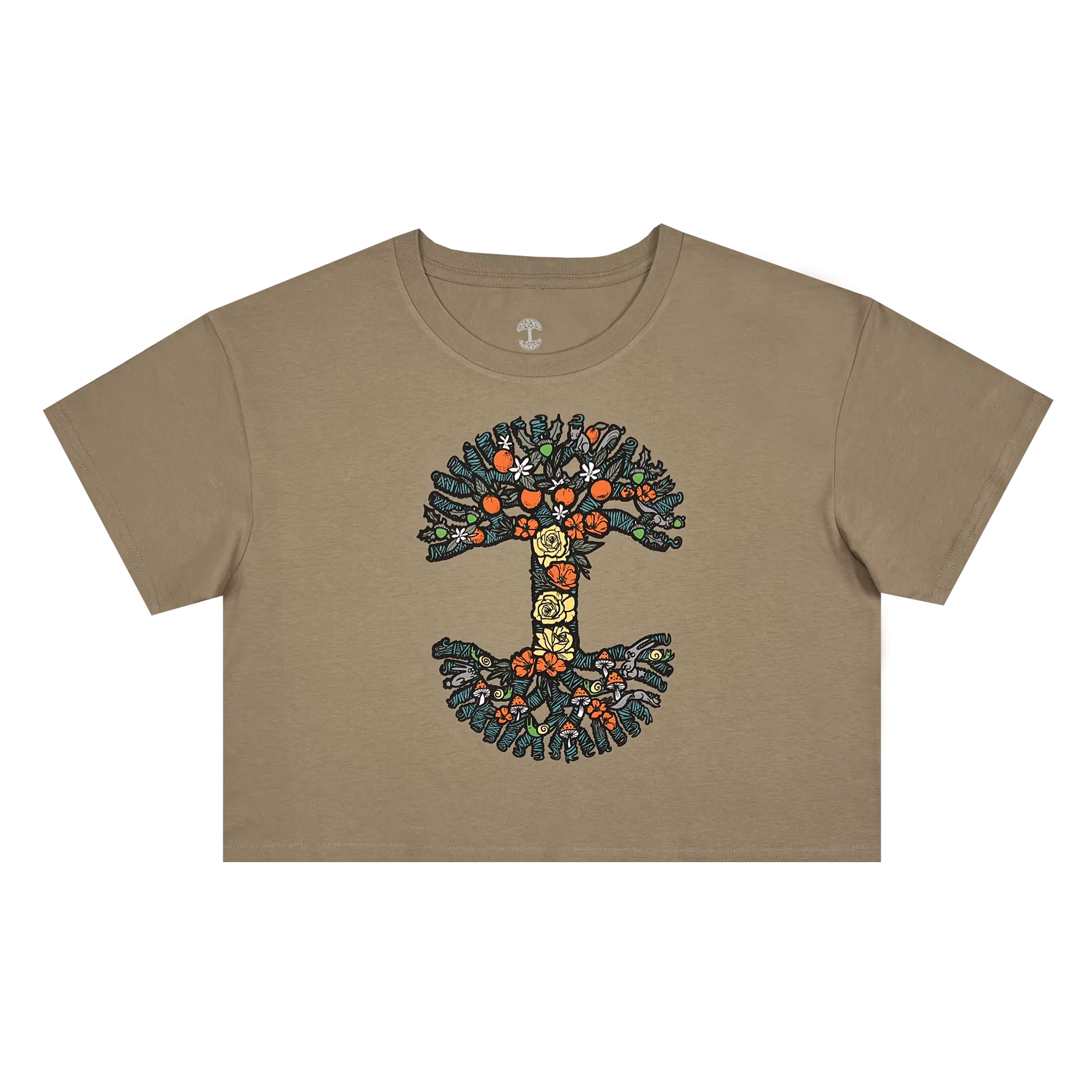Women's Thriving Tree Crop Tee