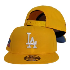 Yellow Los Angeles Dodgers Icy blue Bottom 1981 World Series New Era 9Fifty Snapback