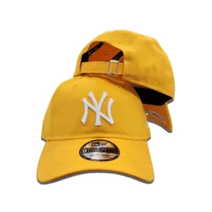 Yellow New York Yankees New Era 9Twenty Strapback